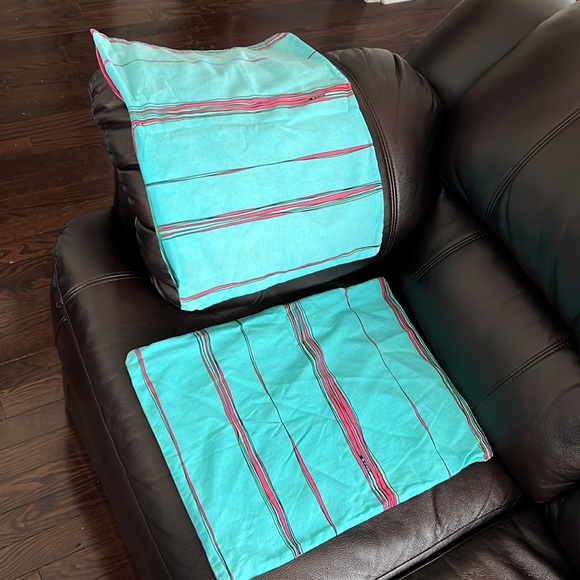 Vintage Turquoise Boho Pillow Throw 2pcs Covers - Picture 9 of 11